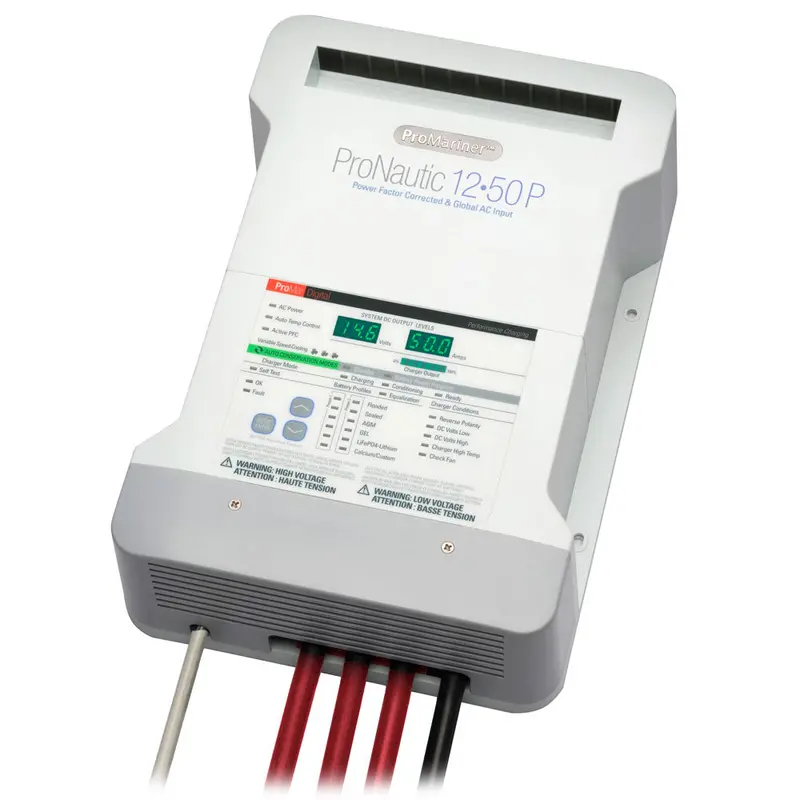Promariner Pronautic 1250P – 12V 50A 3-Bank Smart Battery Charger [63150] 1
