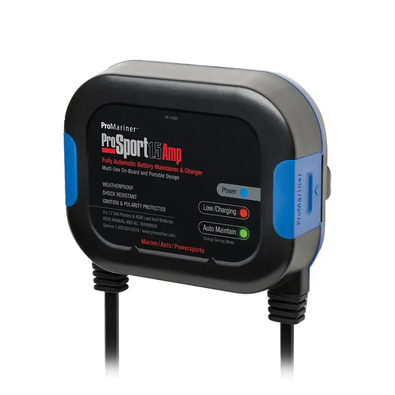 Promariner Prosport 1.5A 1-Bank 120V Battery Maintainer For Marine Use [44001] 1