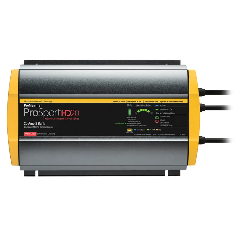 Promariner Prosporthd 20 Gen 4 – 2-Bank 20A Marine-Specific Battery Charger 1
