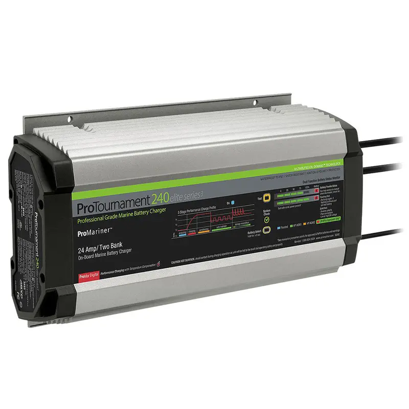 Promariner Protournament 240 Elite Series3 – 2-Bank 12V Marine Battery Charger [53242] 1