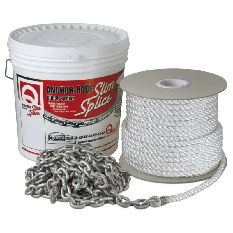 Quick Anchor Rode – 20' Of 10Mm Chain + 200' Of 1/2" Rope [Fvc100358220Q00] 1