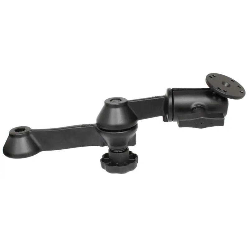 Ram 12-Inch Double-Swing Arm Mount With 2.5-Inch Round Base – Marine-Grade Aluminum 1