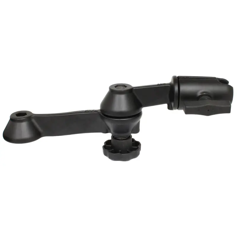 Ram 12-Inch Double-Swing Arm Mount With Open Swivel And Single Socket Joint 1
