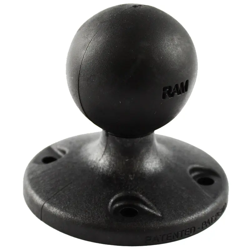 Ram 2.5-Inch Composite Round Base With Amps Pattern And 1.5-Inch Ball 1