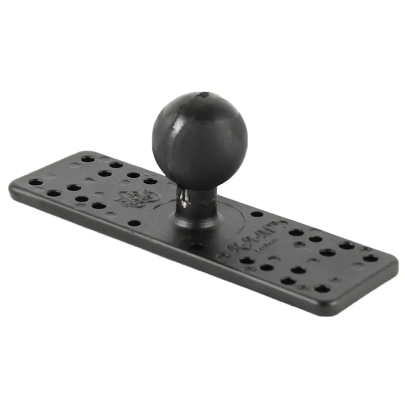 Ram 6.25" X 2" Universal Electronics Mounting Base With 1.5" Ball 1
