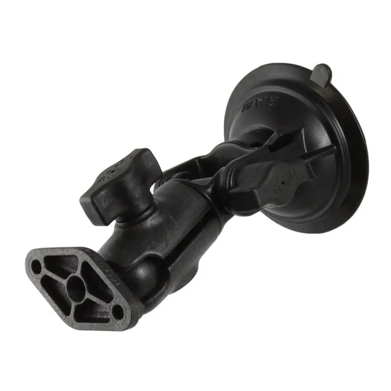 Ram Composite Suction Cup Ratchet Mount With Diamond Plate – Reinforced Suction Base For Vibration-Prone Surfaces 1
