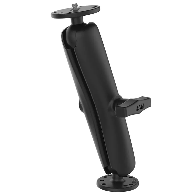Ram Double Ball Mount With 1/4"-20 Thread And Extended Arm 1