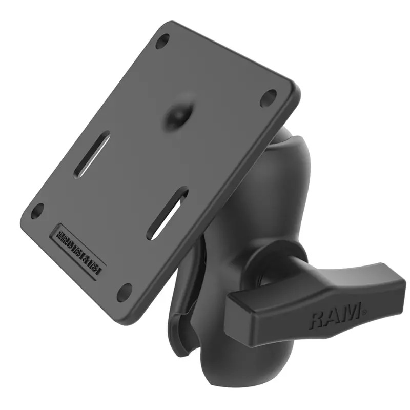 Ram Double Socket Arm With 75X75Mm Vesa Plate – Dual-Joint Arm For Compact Displays And Devices 1
