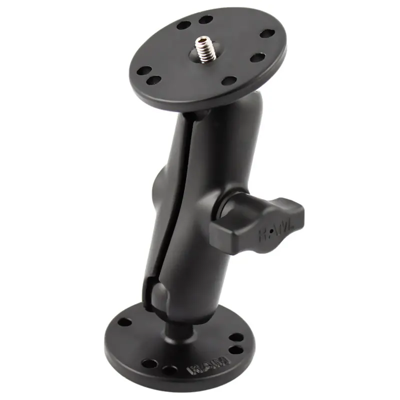 Ram Mount Double Ball Mount With 1/4"-20 Male Thread (Ram-B-101Au) 1