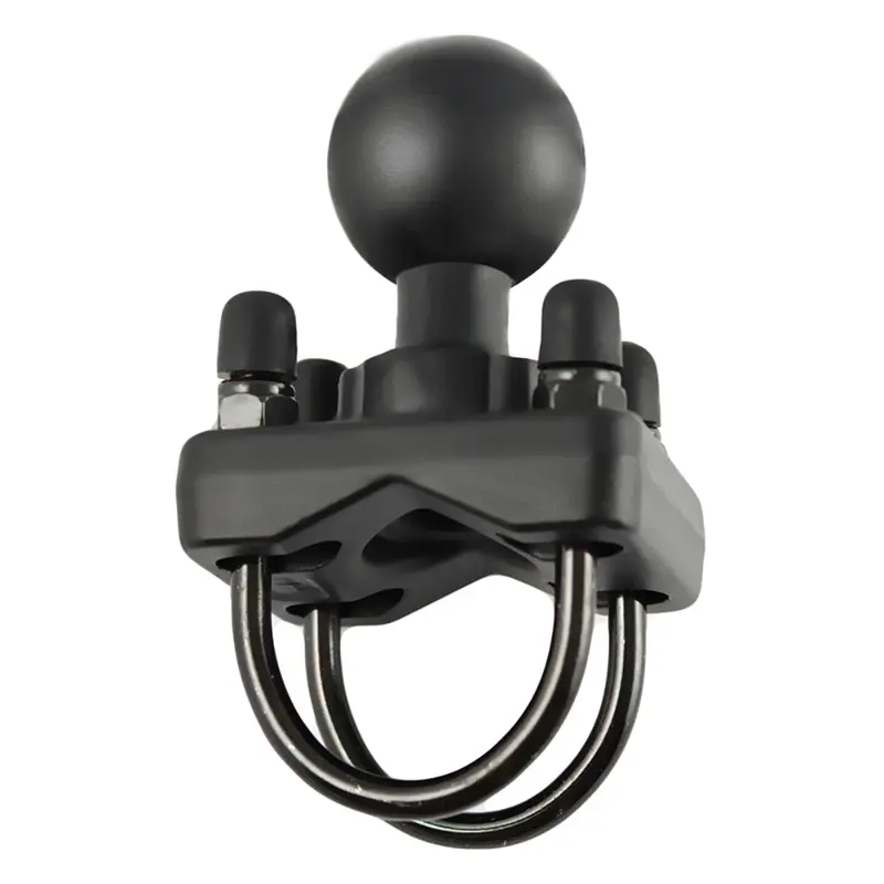 Ram Mount Double U-Bolt Ball Base For 1.25"–1.5" Rails (Ram-235-1U) 1
