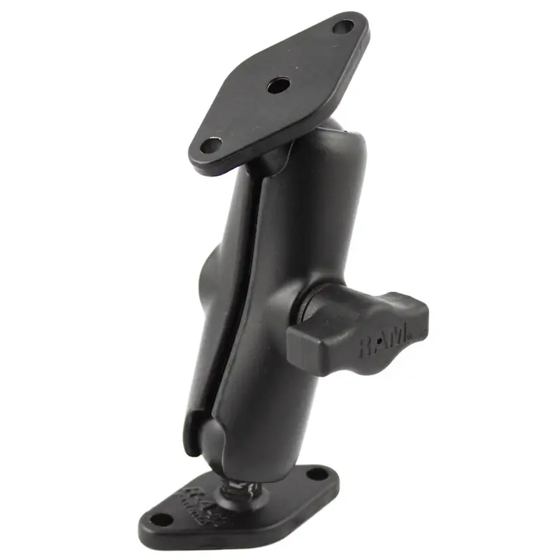 Ram Mount Dual-Diamond Base Mount With 1" Ball [Ram-B-102U] 1