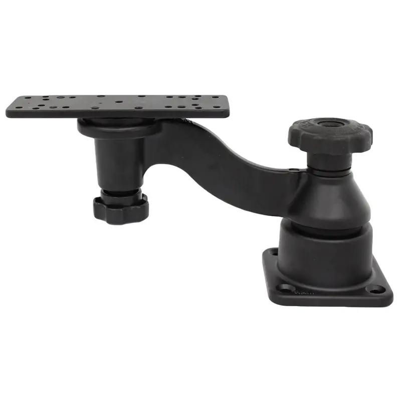 Ram Mount Horizontal Single-Swing Arm Mount – Flat Surface Installation [Ram-109Hu] 1