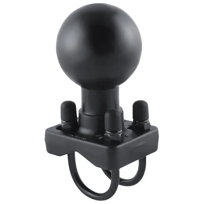 Ram Mount Ram-D-235U Dual U-Bolt Base With 2.25" Ball For 1"–1.25" Diameter Rails 1