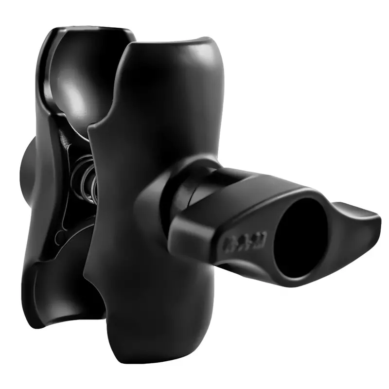 Ram Mount Short Double Socket Arm With Jam Nut – Space-Saving Mount For 2.25" Bases [Ram-D-201U-C-Mi1] 1