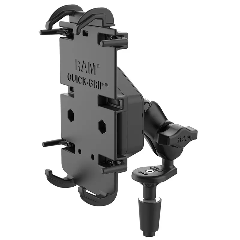 Ram Quick-Grip Xl Phone Holder With Vibe-Safe Protection And Short Fork Stem Mount 1