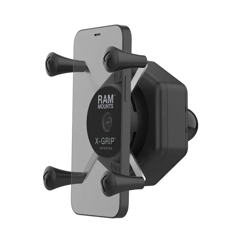 Ram X-Grip Phone Holder With Vibe-Safe Adapter And Standard Ball Joint 1