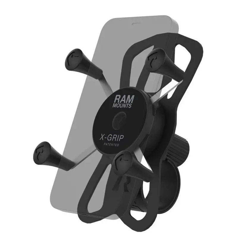Ram X-Grip Phone Mount With Tough-Strap Handlebar Base 1