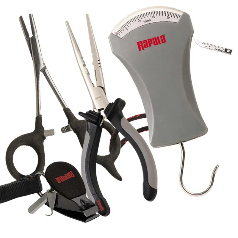 Rapala Angler’S Tool Combo Pack – Pliers, Forceps, Scale & Line Clipper [Rtc-6Pfsc] 1