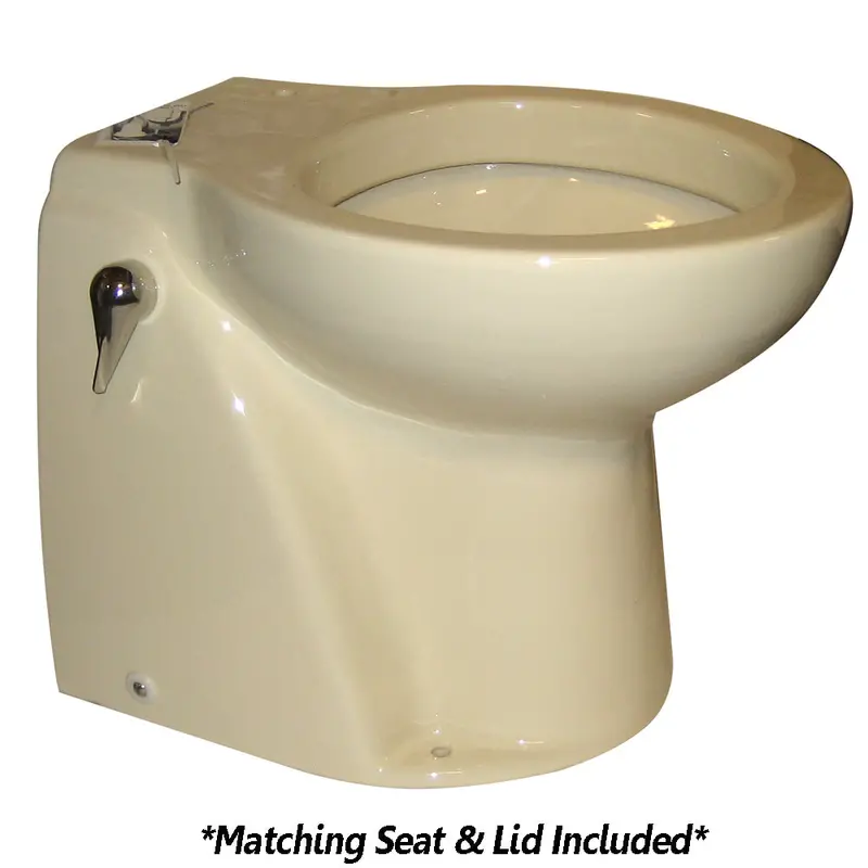 Raritan Atlantes Freedom Vortex-Vac Smart Toilet – Household Style, Bone Finish, Remote Intake Pump, 12V Dc [Avhar01203] 1