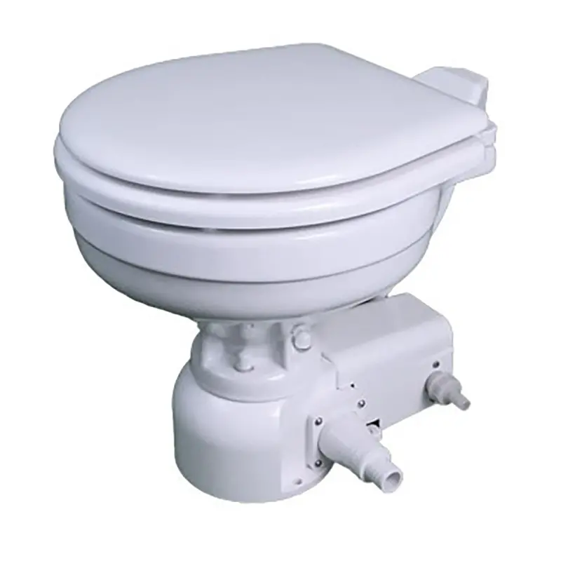 Raritan Sea Era Marine Pressurized Freshwater Toilet – 12V White Model With Multifunction Panel 1
