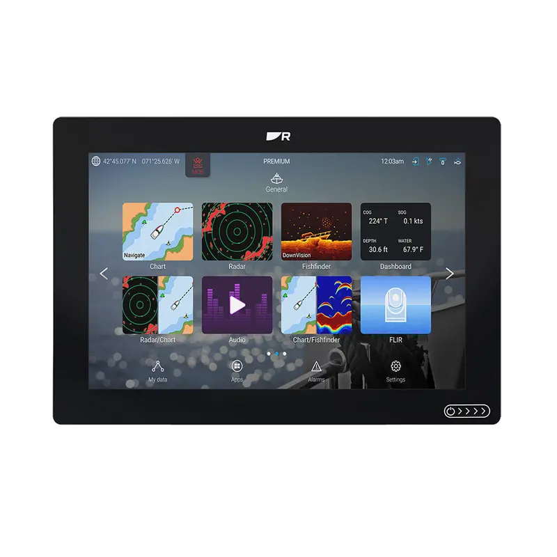 Raymarine Axiom 2 Rv 12-Inch Chartplotter & Fishfinder With Realvision 3D Sonar (Transducer Not Included) 1