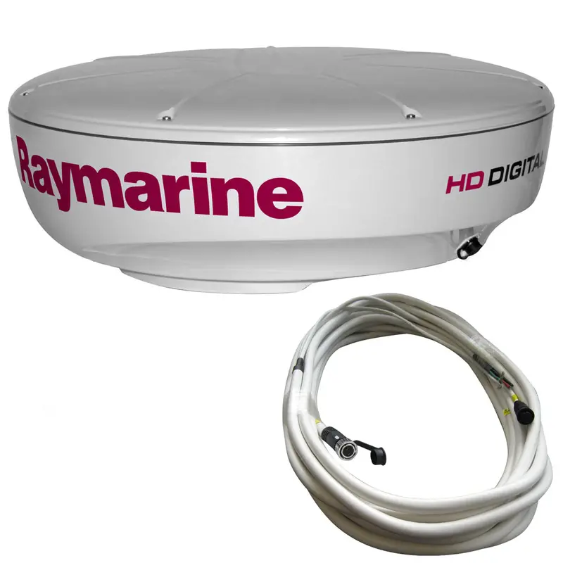 Raymarine Rd424Hd 4Kw Digital Radar Dome – Includes 10M Cable & Mounting Hardware [T70169] 1