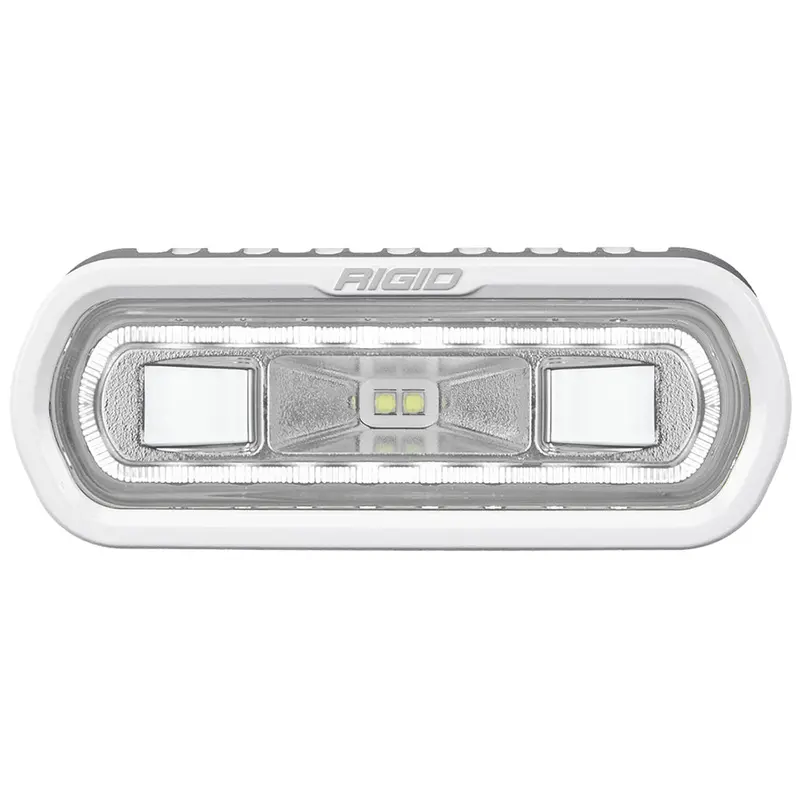 Rigid Sr-L Marine Spreader Light – White Surface-Mount Unit With White Halo Ring 1