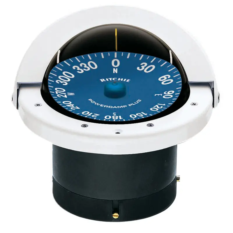Ritchie Ss-2000W White Flush-Mount Supersport Compass – Precision Magnetic Navigation 1