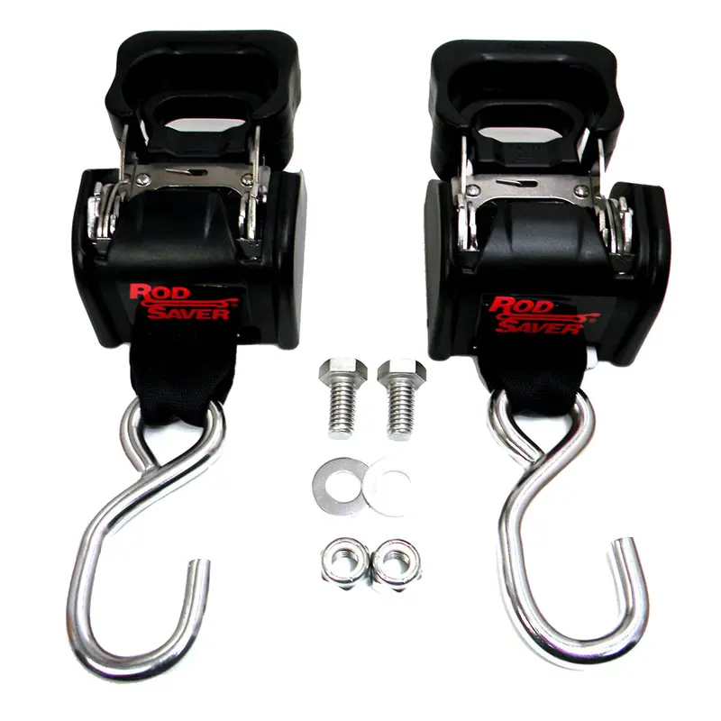 Rod Saver Stainless Steel Retractable Transom Strap – 40" – Pair [Ssrt40] 1