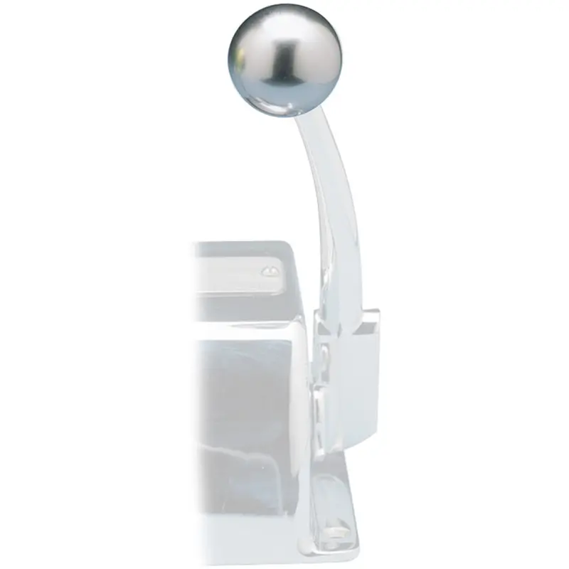 Rupp Silver Control Knob For Morse Systems – 3/8-24 Thread [03-1226-23S] 1