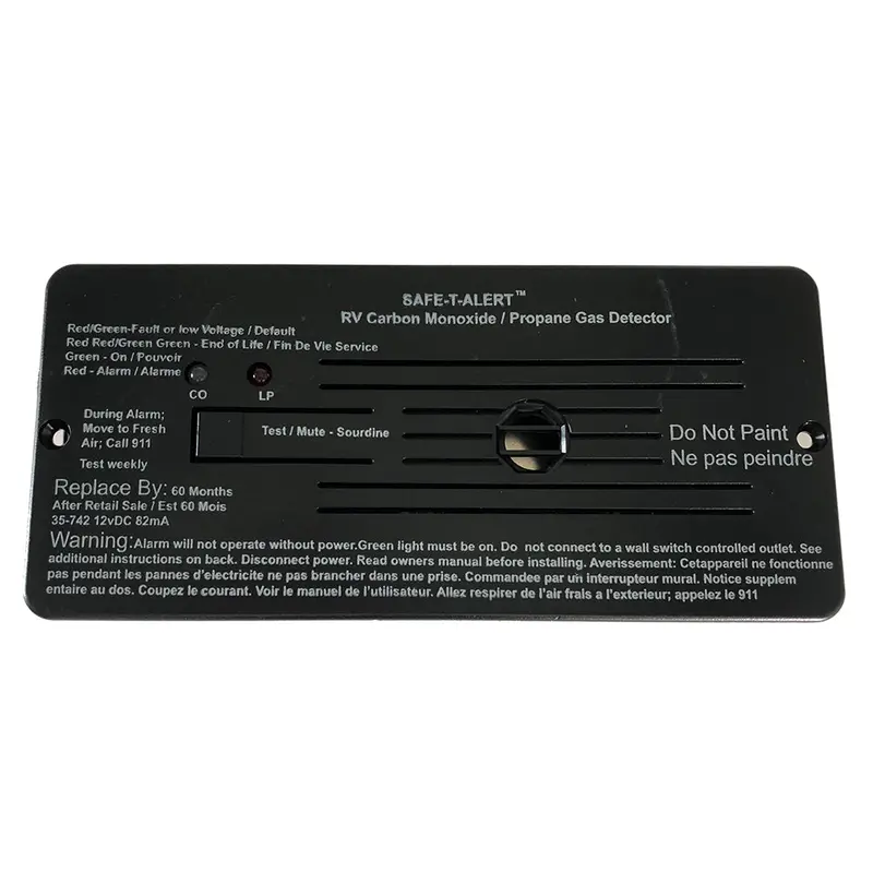 Safe-T-Alert 35-742 Flush-Mount Dual Gas Alarm – Co & Propane – Black 1