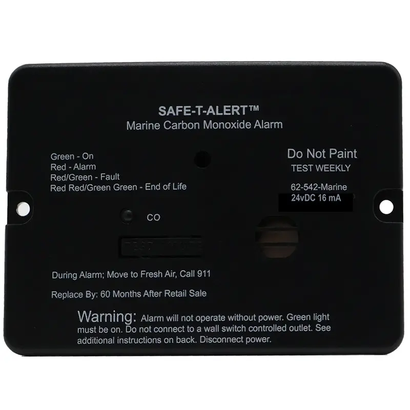 Safe-T-Alert 62-542-Bl-Marine-24V 24V Flush-Mount Co Detector For Marine Use 1