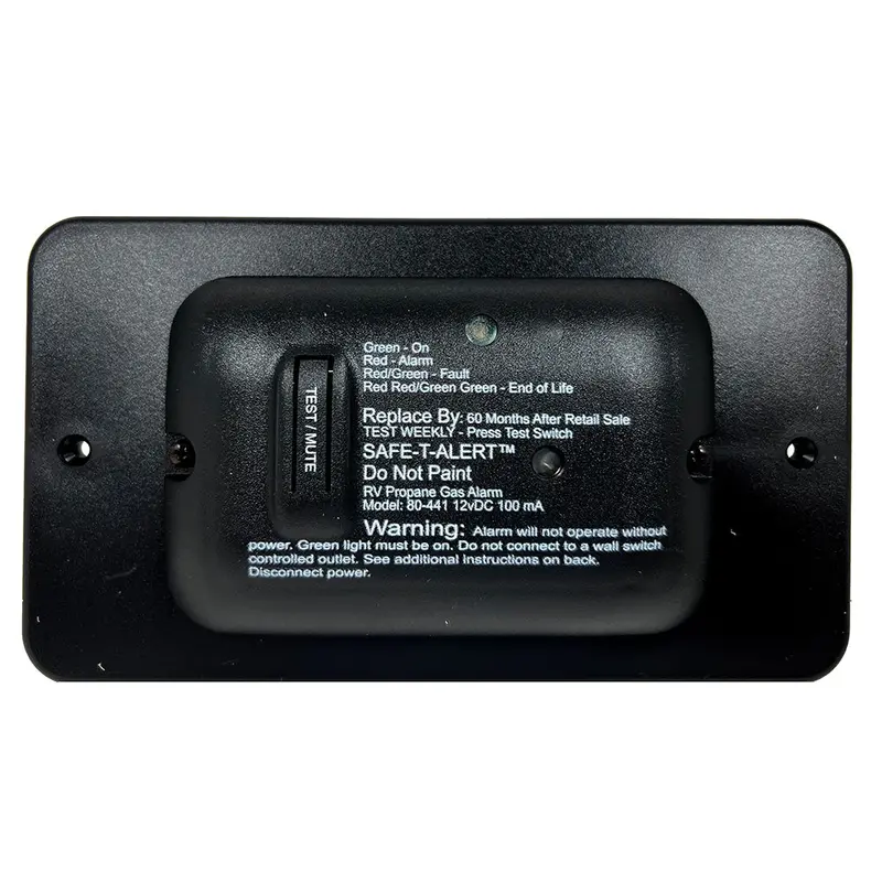 Safe-T-Alert 80-Series Black 12V Propane Gas Detector – 80-441-Bl-Tr 1