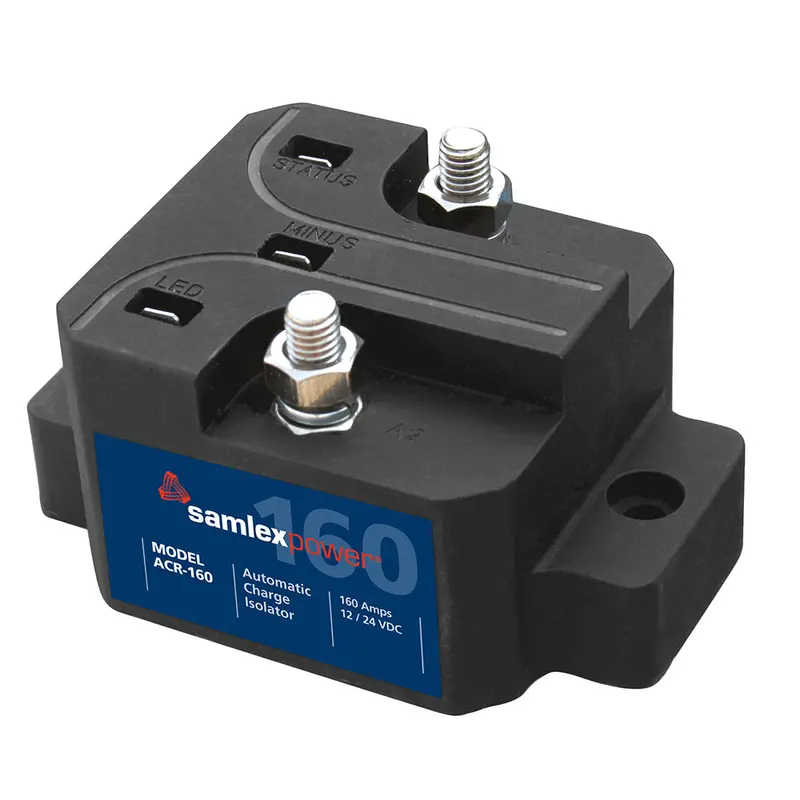 Samlex Acr-160 Automatic Charge Relay – 160A, Dual-Battery Isolation For 12V/24V Systems 1