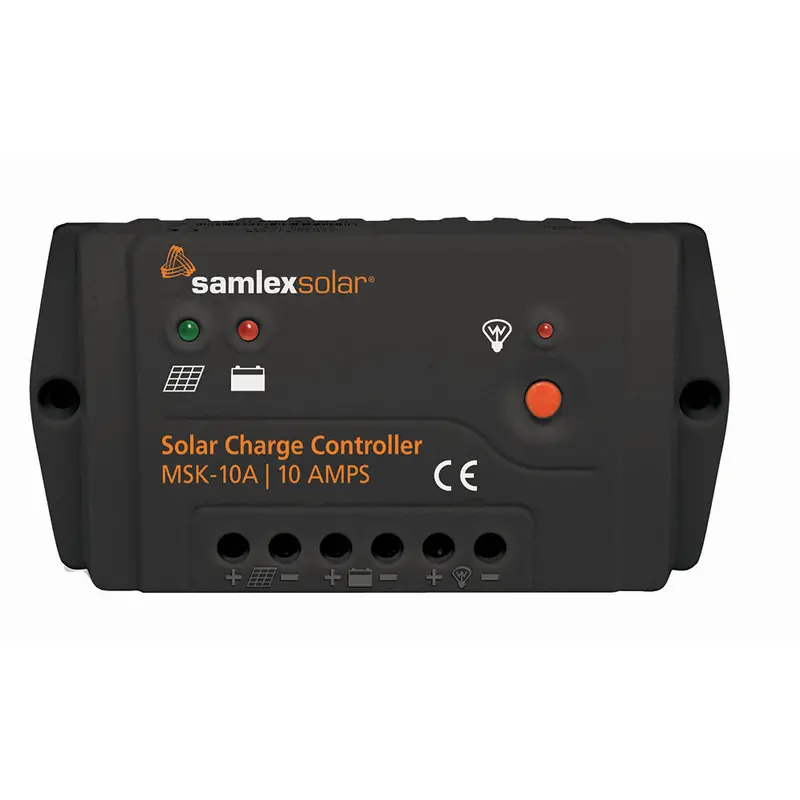 Samlex Msk-10A 10A Pwm Solar Charge Controller – Compatible With 12V And 24V Battery Systems 1