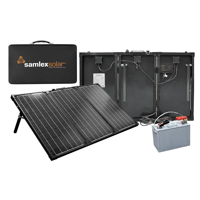 Samlex Portable 135W Solar Charging Kit – Lightweight Off-Grid Power System (Model Msk-135) 1