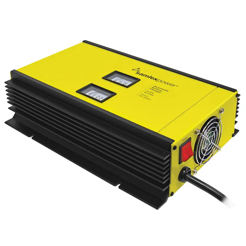 Samlex Sec-2440Ul 24V Dual-Bank Smart Charger – 40A, 3-Stage Charging With Temperature Compensation & Terminal Lugs 1