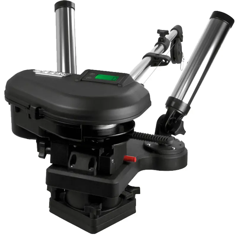Scotty 2116 Hp Depthpower Electric Downrigger – 60" Ss Telescoping Boom With Dual Rod Holder 1