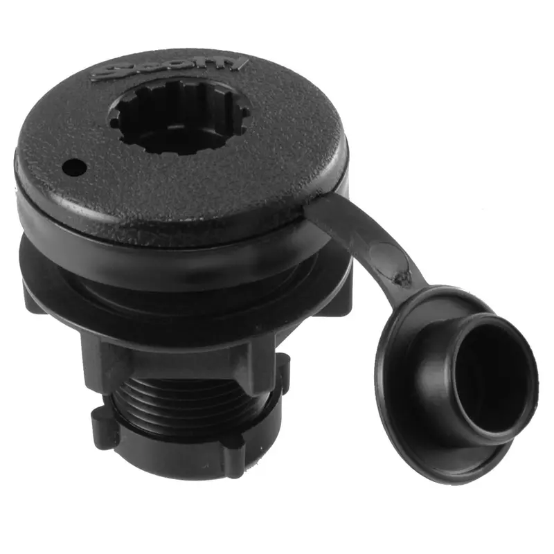 Scotty 444-Bk Compact Deck Mount – Threaded Round Base For Low-Profile Install [444-Bk] 1