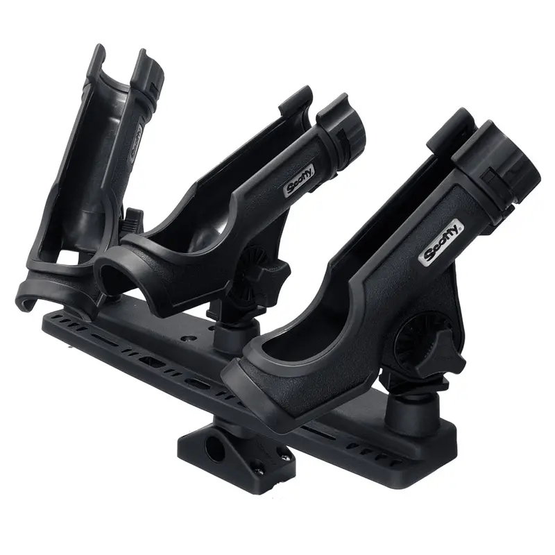 Scotty Triple Rod Holder System With Three 230 Power Lock Units 1