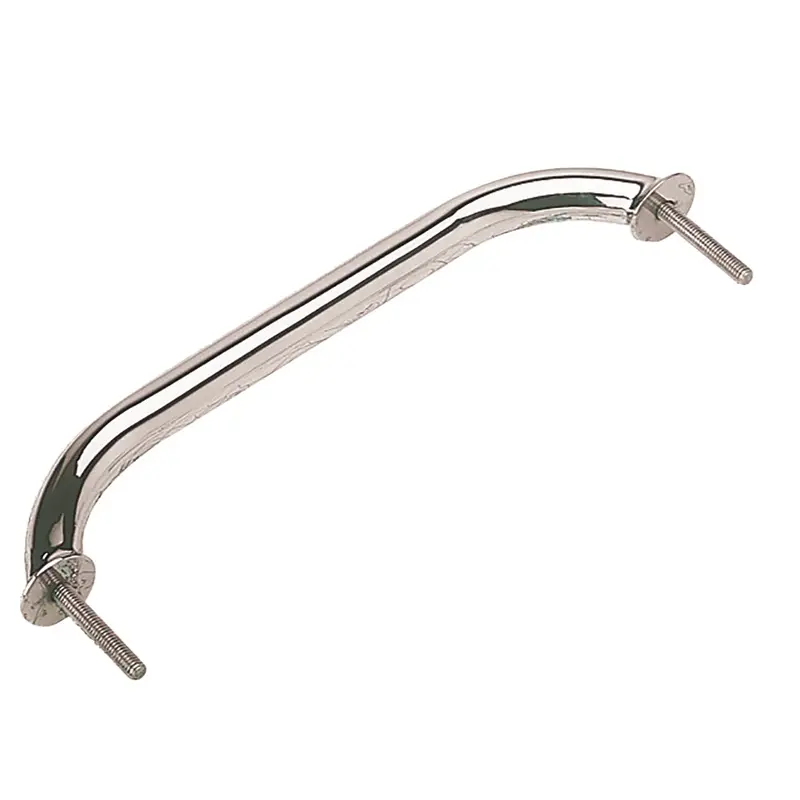 Sea-Dog 10-Inch Flanged Stud-Mount Stainless Steel Handrail With Mounting Flange 1