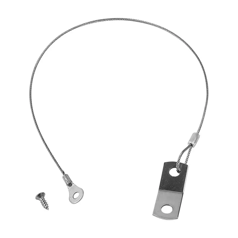 Sea-Dog 12-Inch Deck Plate Lanyard – Stainless Steel Marine Safety Tether [337198-1] 1