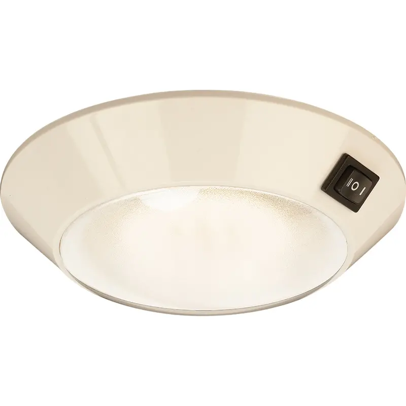 Sea-Dog 401757-1 4-Inch White Plastic Led Dome Light – Day/Night Mode With Clear & Red Bulbs 1