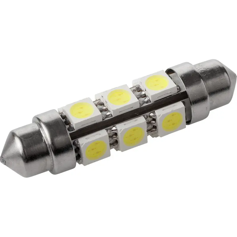 Sea-Dog 442431-1 All-Around Led Festoon Light – Nickel-Plated Brass Fixture 1