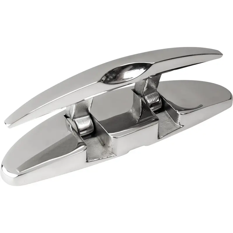 Sea-Dog 5-Inch Hidden-Hex Stainless Steel Folding Oval Cleat – Model 041115-1 1