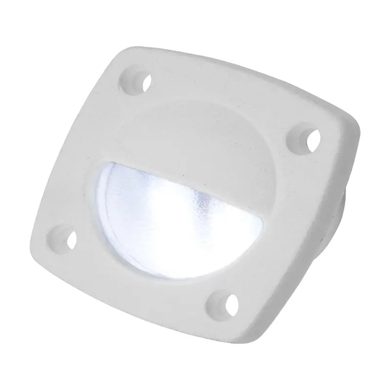 Sea-Dog Led Utility Light – White Bulb With Gloss White Faceplate [401321-1] 1
