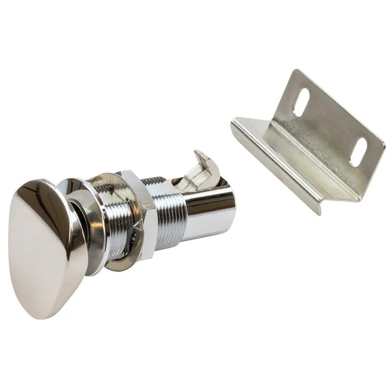 Sea-Dog Oval-Shaped Push Button Cabinet Latch – Model 225400-1 1