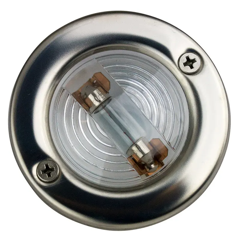 Sea-Dog Stainless Steel Round Transom Mount Light – Flush-Fit Design [400135-1] 1