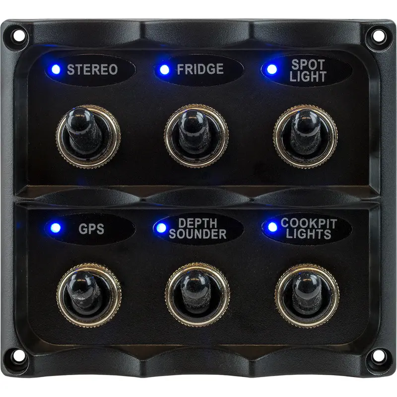 Sea-Dog Waterproof 5-Position Toggle Switch Panel 1