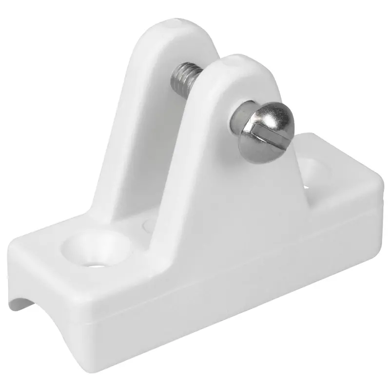 Sea-Dog White Nylon Concave Deck Hinge – Corrosion-Resistant [273241-1] 1
